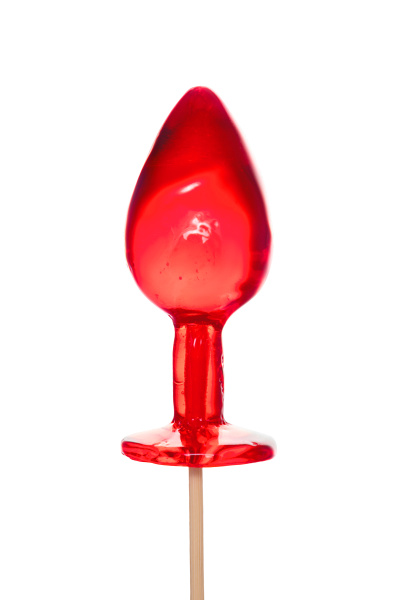 Леденец Sosuчki, «Анальная втулка малая» красный