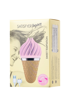 Вибромассажер Satisfyer layons Sweet Treat, розовый, 10,4 см