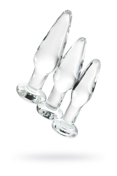 Набор анальных втулок Sexus Glass,